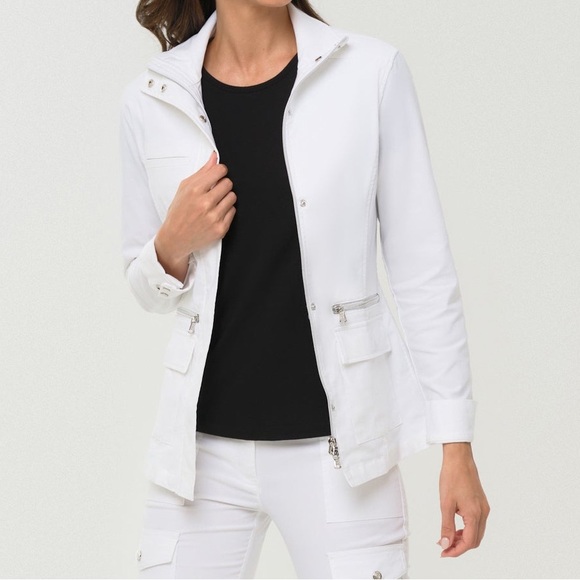 Anatomie Kenya Safari Jacket White Size M - Picture 2 of 9